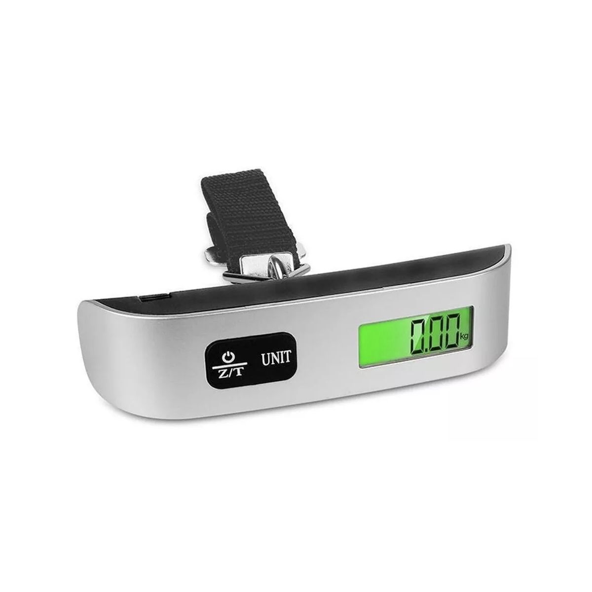 GENERICO - Pesa Digital Lcd De Mano Maleta Equipaje Balanza Portátil Color Plata