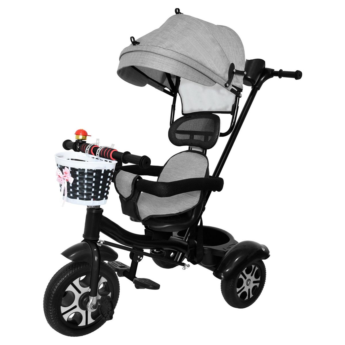 KOKILA - Triciclo Explorer Bebés Paseador Coche 360