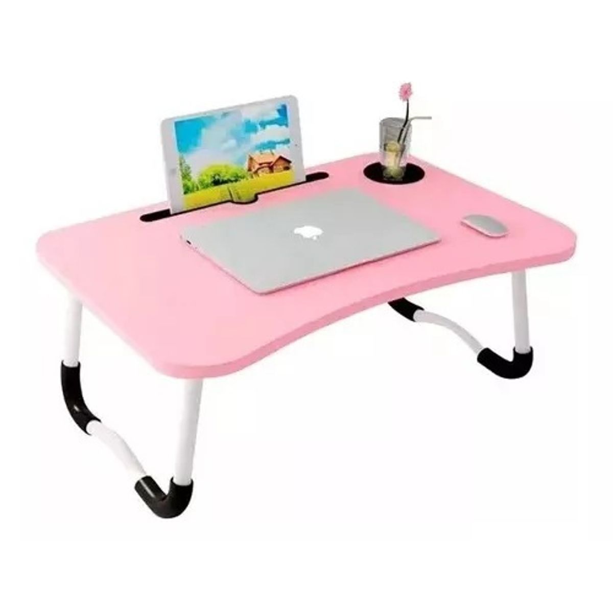 GENERICO - Mesa Plegable Para Cama Y Notebook Multifuncional De Madera