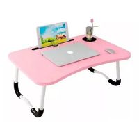 Mesa Plegable Para Cama Y Notebook Multifuncional De Madera