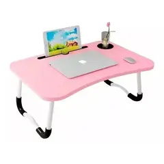 GENERICO - Mesa Plegable Para Cama Y Notebook Multifuncional De Madera
