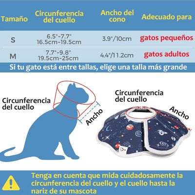 Imagen 2 del producto Collar isabelinoCollar suave de recuperación para gatosS