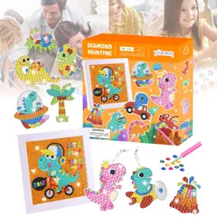 EDWINAYY - Kit De Pintura Diamantes 5d Moda Antiestres Dinosaurio