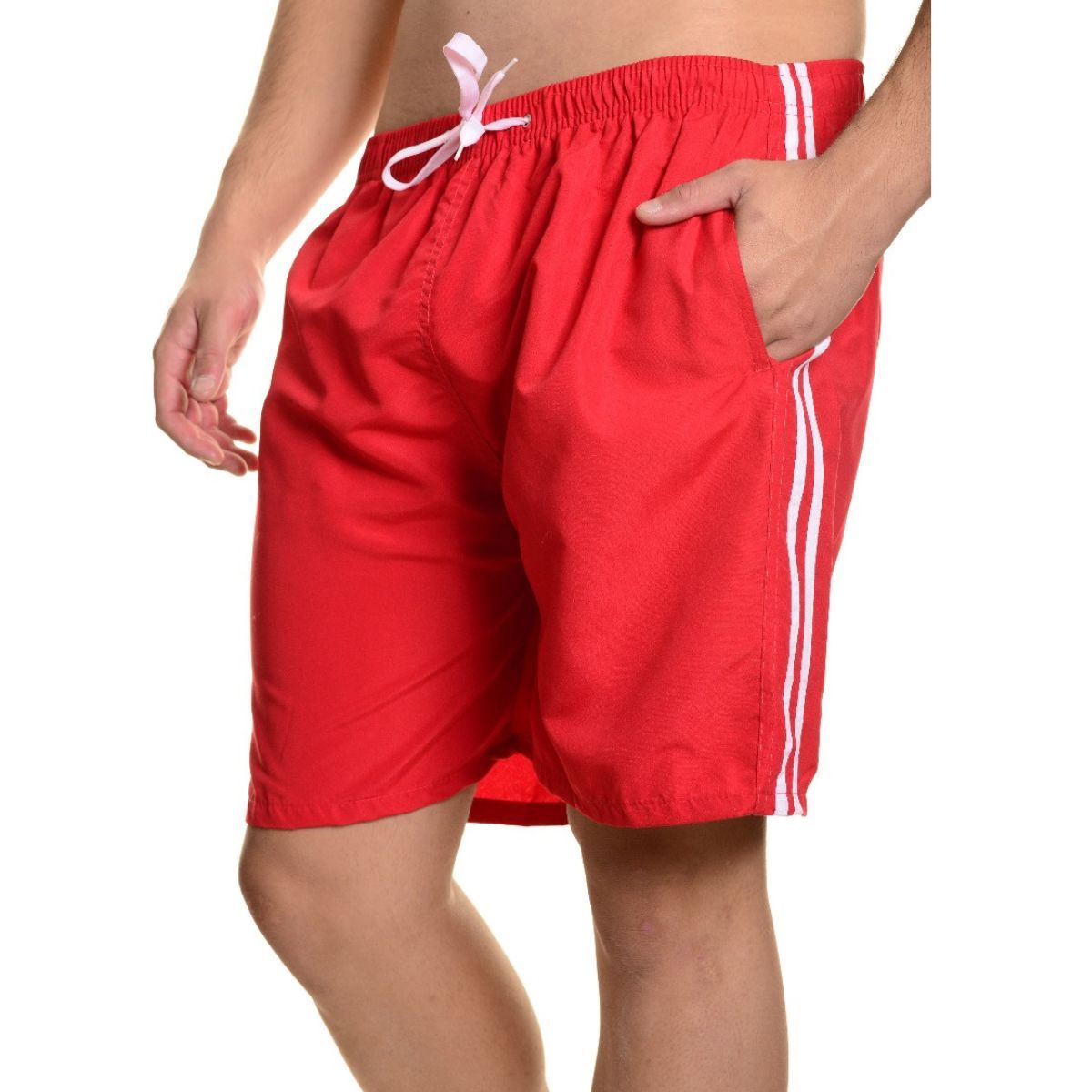 LOOK SHOP - Traje De Baño Hombre Forro Malla Lineas 069