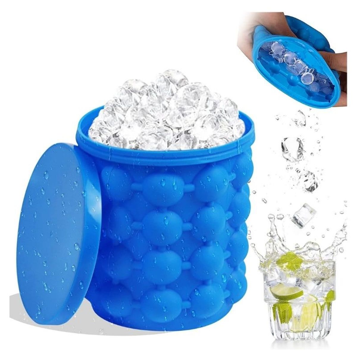 GENERICO - Cubeta Para Hielo De Silicona