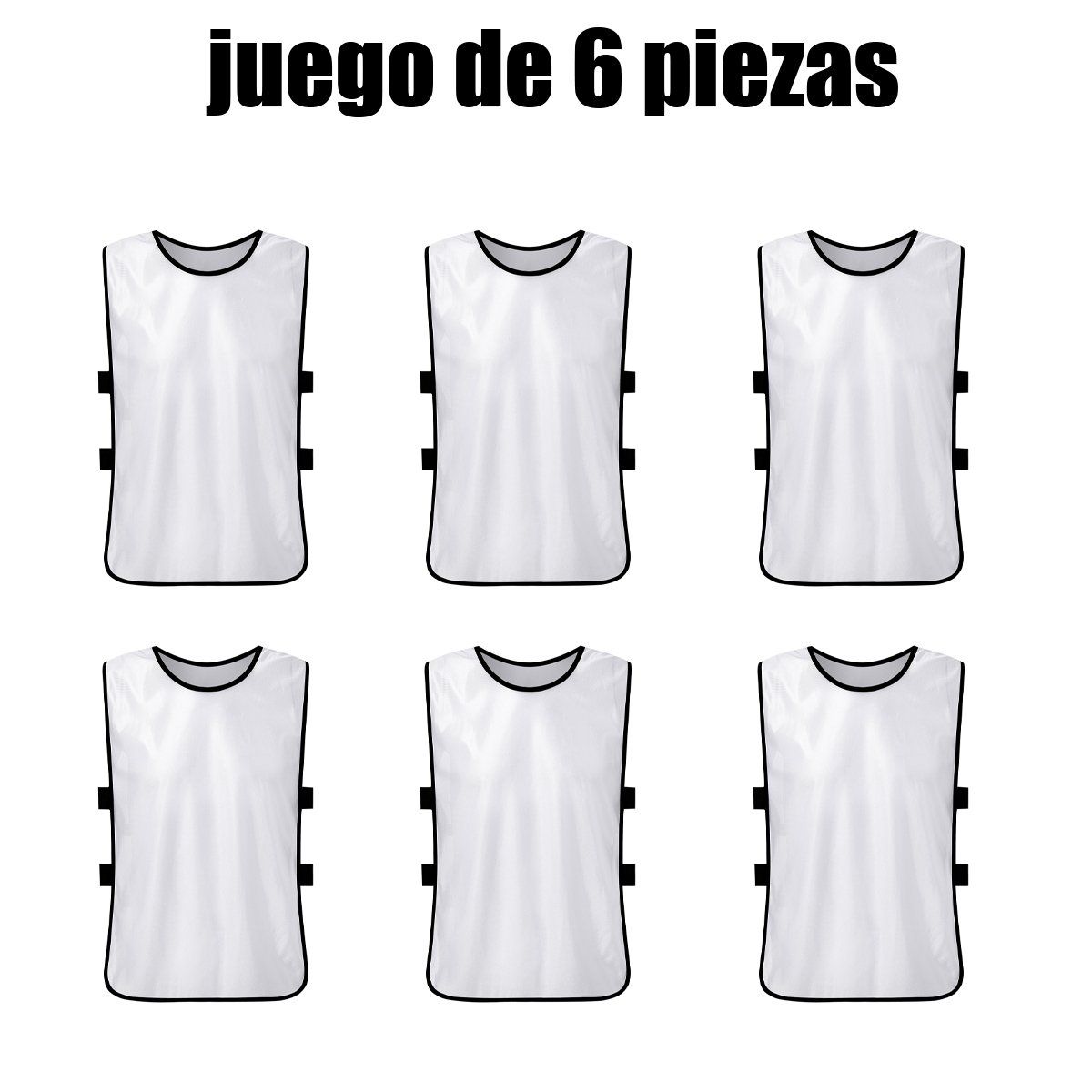 EDWINAYY - Chaleco Deportivo Multipropósito Para Adultos Ni?os 6pcs