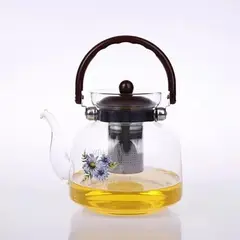 GENERICO - Tetera Vidrio Infusora 1100 Ml Filtro Té Infusiones