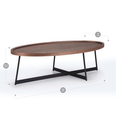 Imagen 2 del producto Mesa de Centro Liberty 120 x 70 cm Nogal