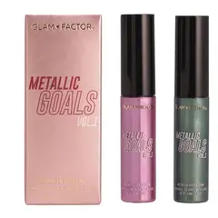 GLAM FACTOR - Set De Sombras De Ojos Metallic Goals