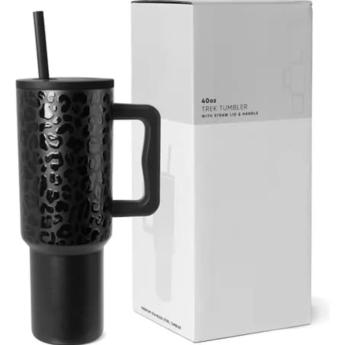 GENERICO - Vaso Termico Mug Doble Pared 12l Inoxidable Frio Calor NEGRO DISEÑO