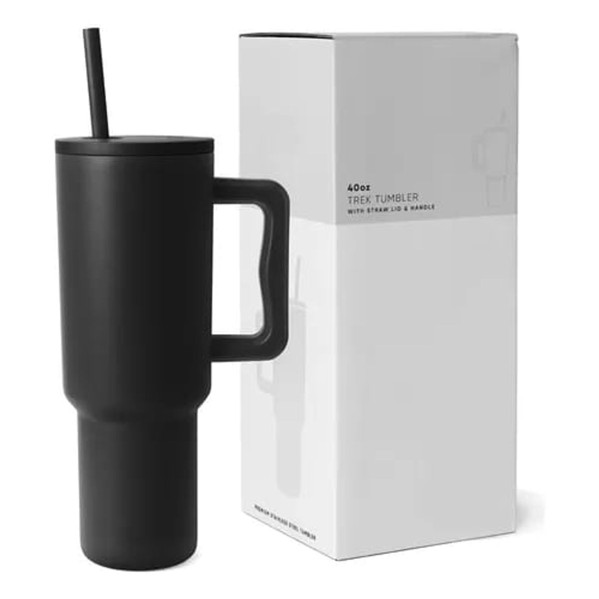 GENERICO - Vaso Termico Mug Asa Doble Pared 12l Inoxidable Frio Calor NEGRO