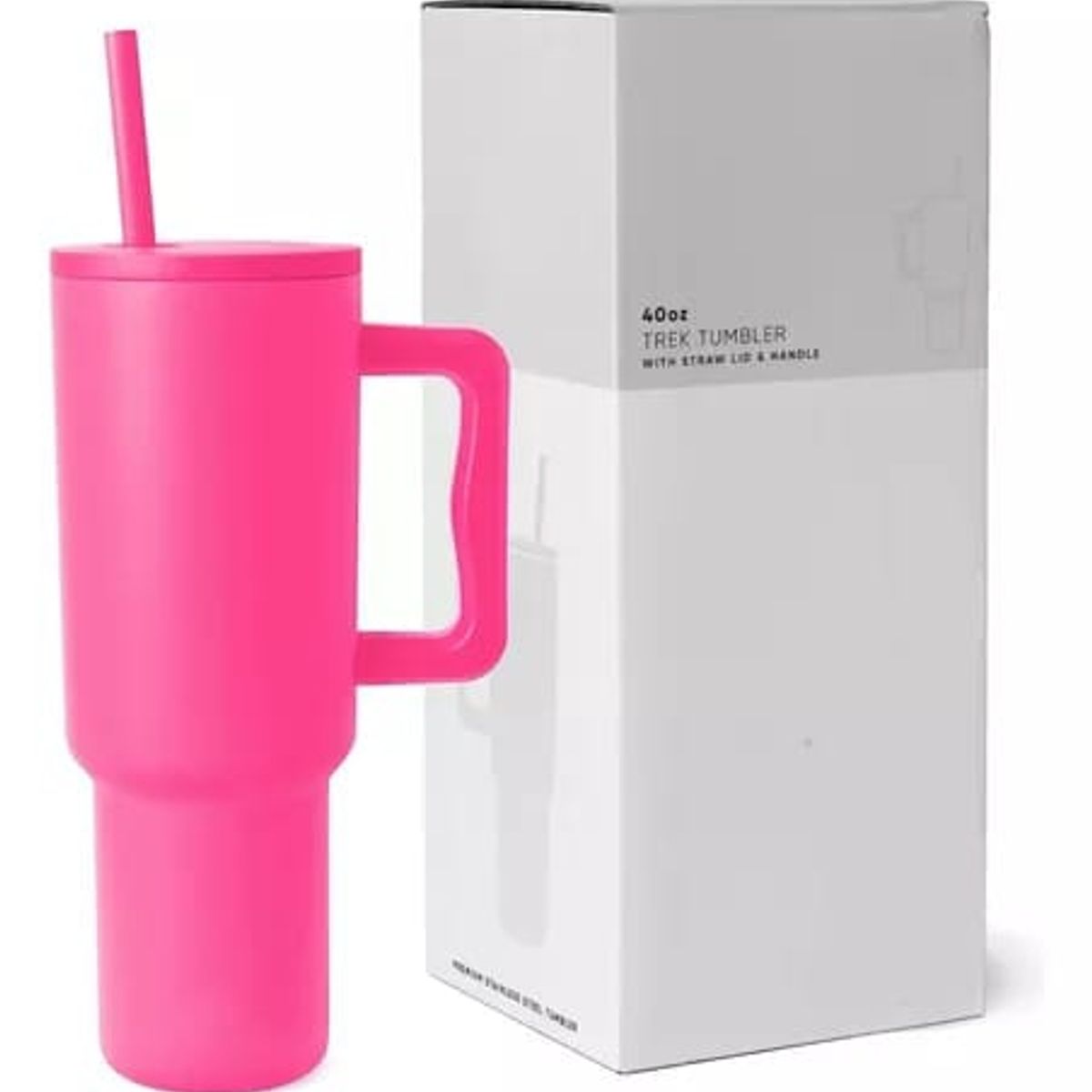 GENERICO - Vaso Termico Mug Asa Doble Pared 12l Inoxidable Frio Calor FUCSIA