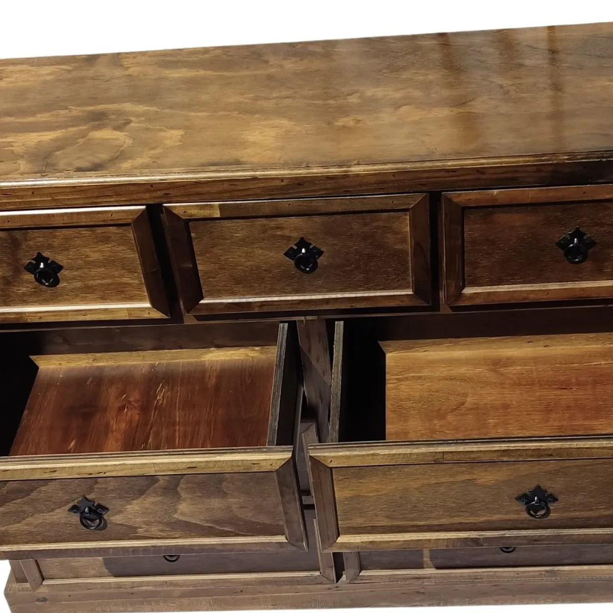 CASAHOGGAR - Comoda Rustica Chocolate 120