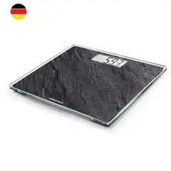 SOEHNLE - Balanza de baño digital negra pizarra