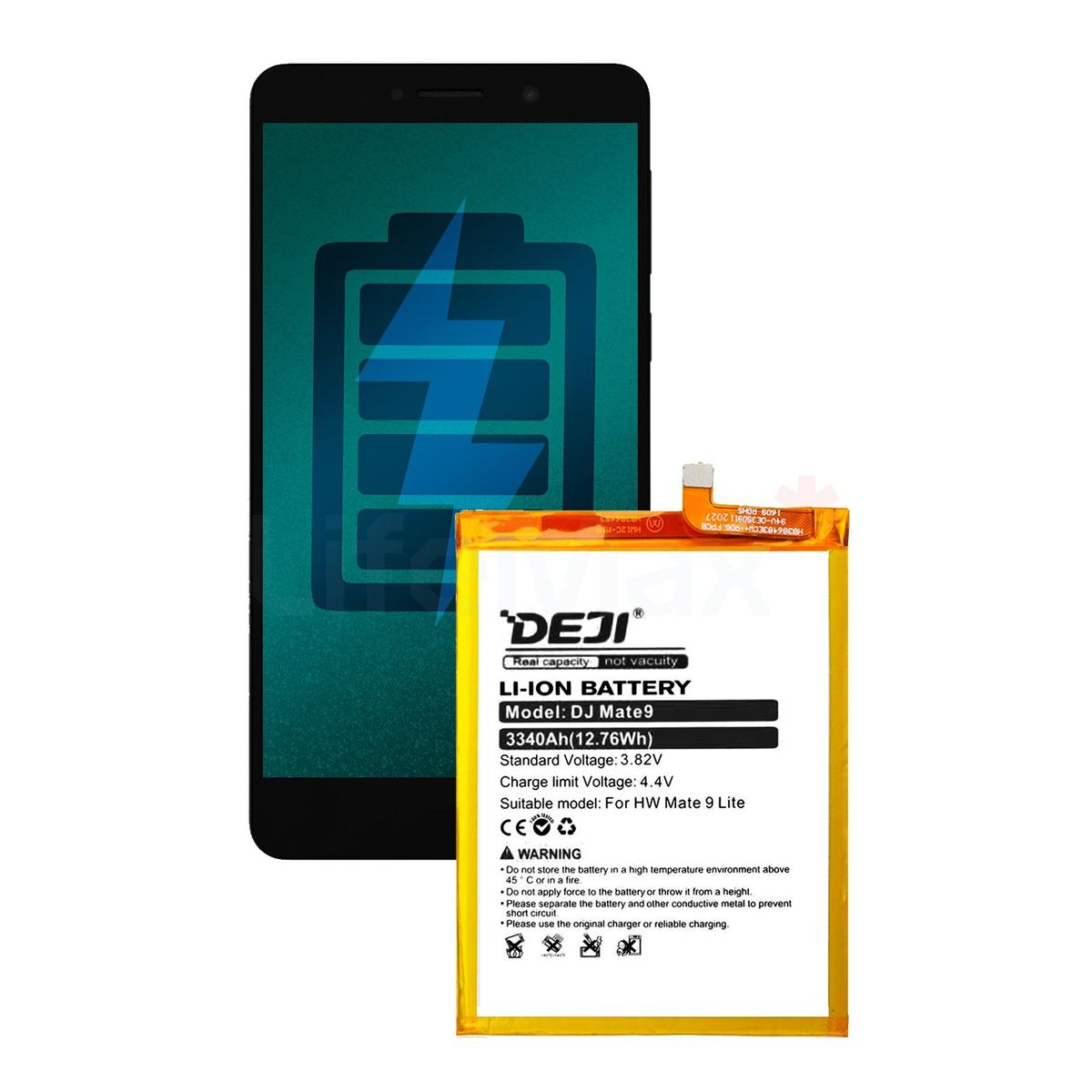 GENERICO - Bateria para Huawei Mate 9 Lite / Honor 6x DEJI A++ 3340mAh