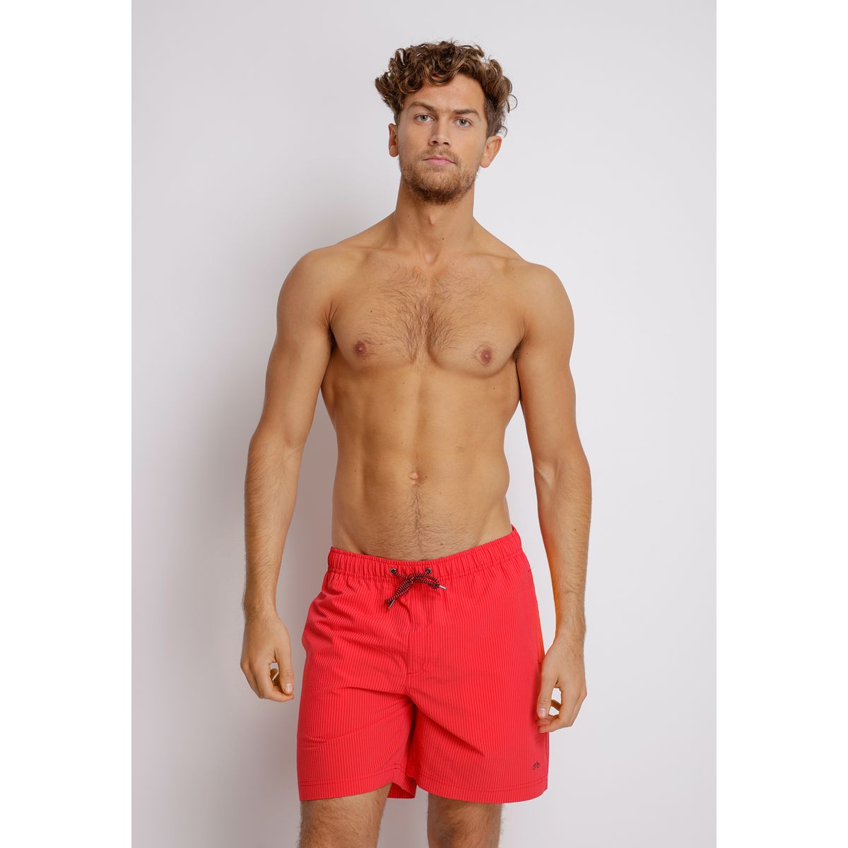 TRIAL - Traje de baño hombre Casual Slim Fit Justino  Rojo