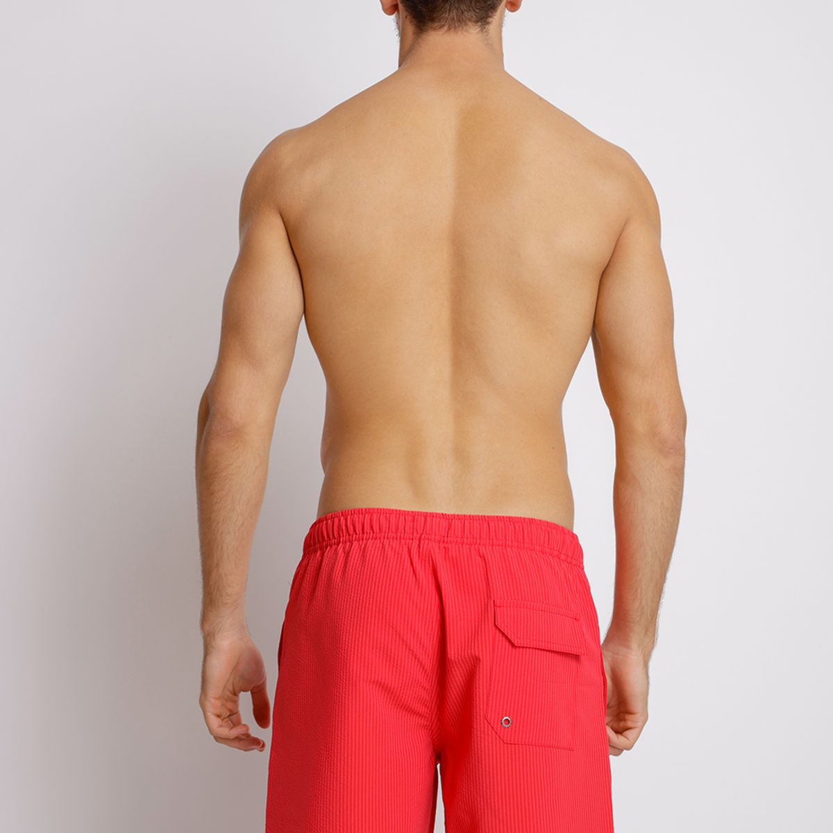 TRIAL - Traje de baño hombre Casual Slim Fit Justino  Rojo