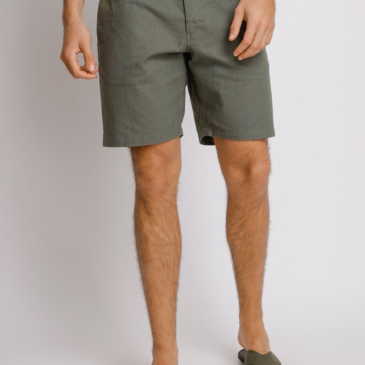 TRIAL - Shorts hombre Casual Slim Fit Venus Algodón Café claro