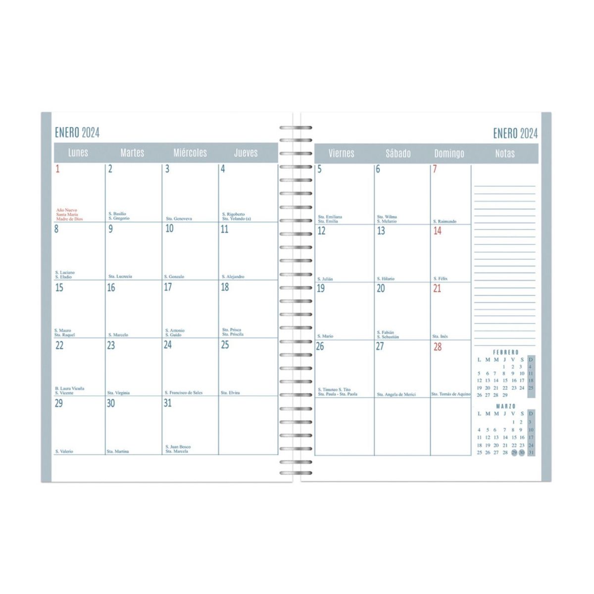 ISOFIT - Agenda Del Profesor Isofit 64 Págs. Matemática 7mm