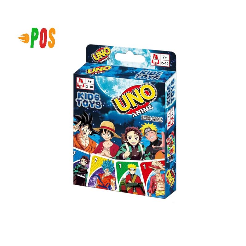 GENERICO - Cartas UNO Anime Kids Toys