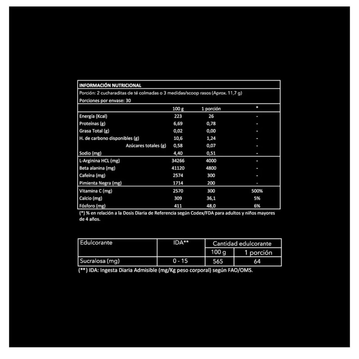 RH45 - PRE-ENTRENO DYNAMIC 350GR 30 SERVICIOS - RH45 - NARANJA.