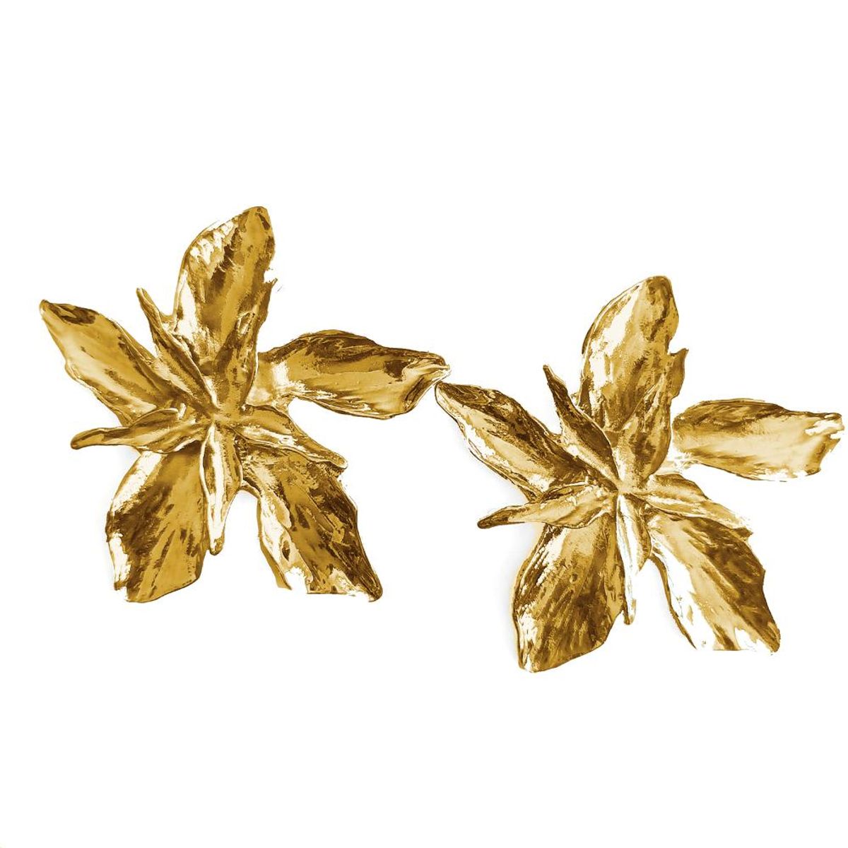 MARIA PASKARO - Aros Lirio Dorado Grande María Paskaro - Dorado