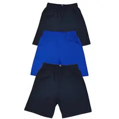 AGW - Pack 3 Short Niño Algodón Azules Y Negro