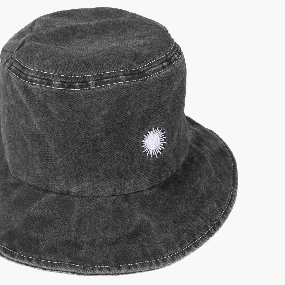 LOUNGE - Sombrero Mujer Costuras Negro