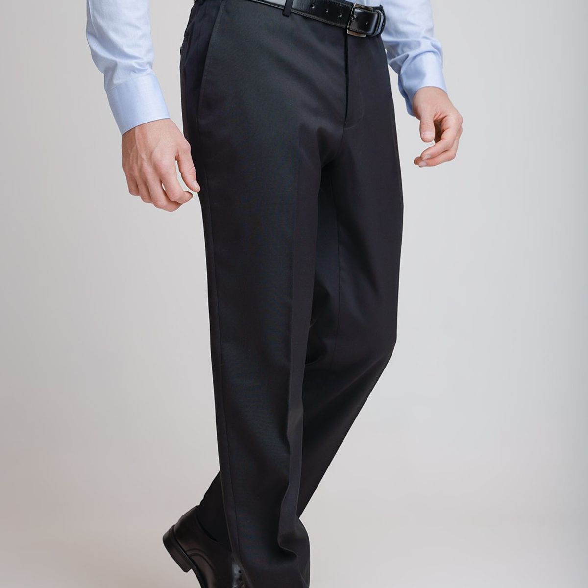 TRIAL - Pantalón hombre Formal Regular fit Executive  Negro