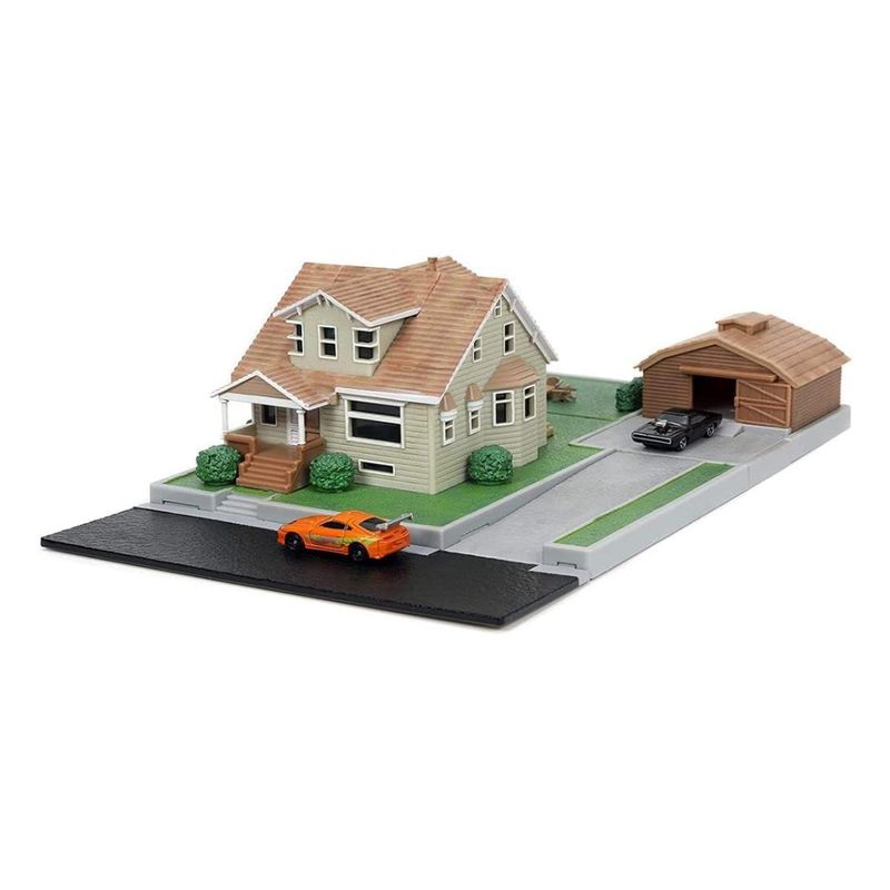 JADA TOYS - Casa De Dom Toretto Autos Coleccionables Original Diorama