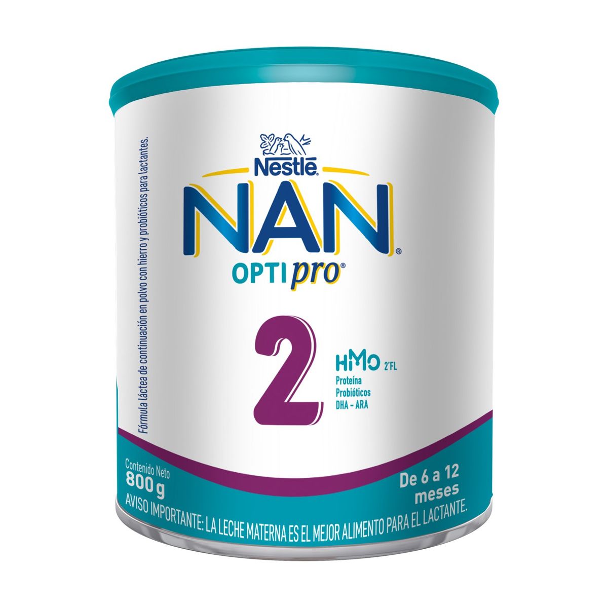 NAN - NAN 2 Optipro con HM-O 800g Fórmula Infantil