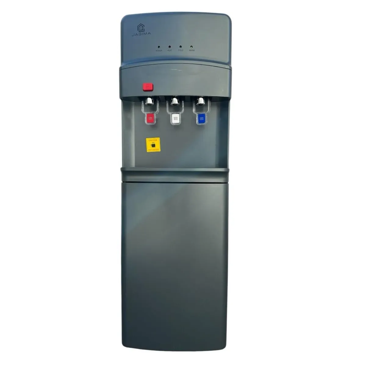 JAGIMA - Dispensador de Agua Compresor 3 llaves c/Gaveta PREMIUM - Gris