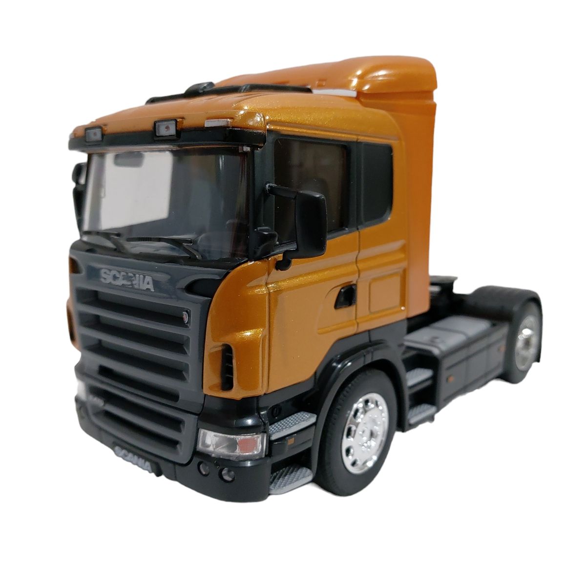 WELLY - Camion Scania R470 Naranjo escala 1.32