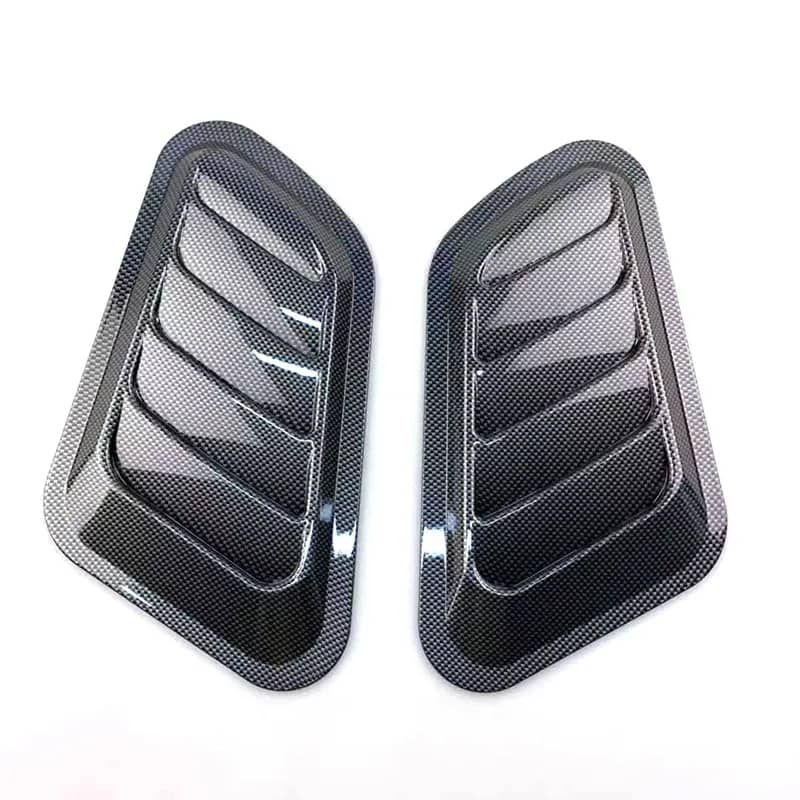 GENERICO - X2 Cubiertas Toma de flujo de aire para capot carbono