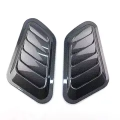 GENERICO - X2 Cubiertas Toma de flujo de aire para capot carbono