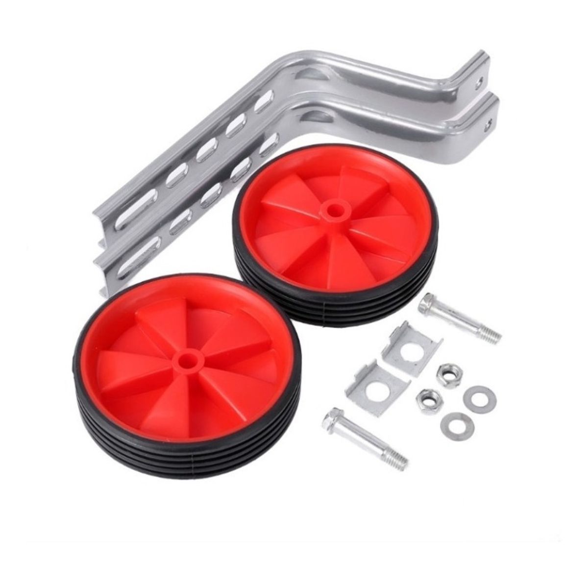 GENERICO - Ruedas Estabilizadores Ajustables Para Bicicleta Aro 12-16 GENERICO