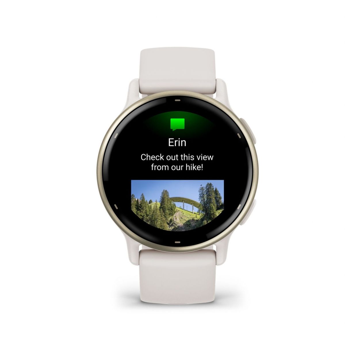 GARMIN - vívoactive 5 Music Ivory/Cream Gold GARMIN