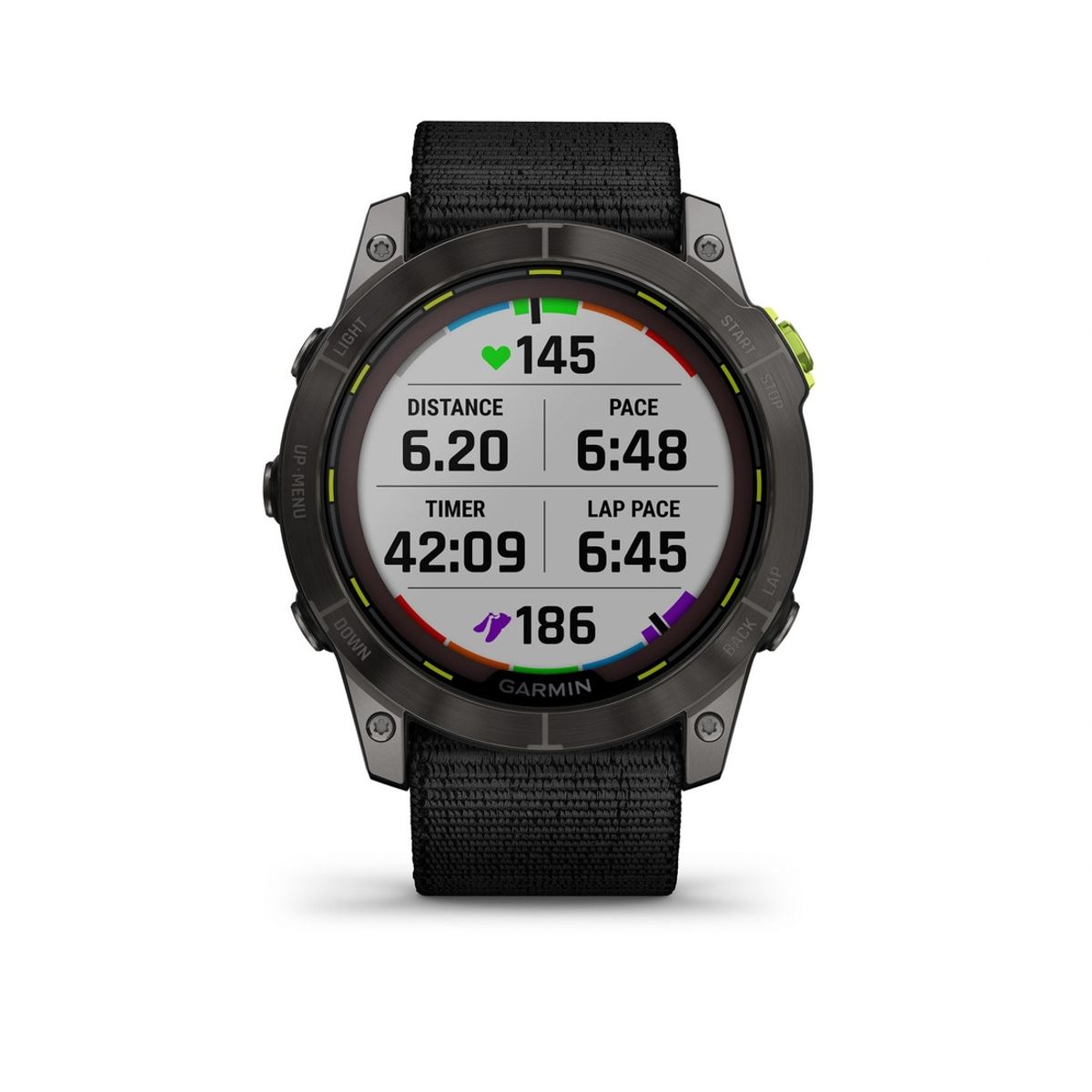 GARMIN - Enduro 2 Saph CrbnGrayDLC Ti w/Blk UltraFit Band GARMIN