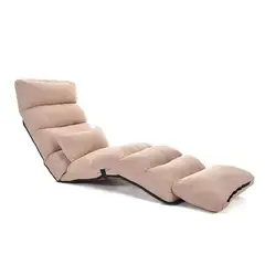 GENERICO - Cojín puf sofá Reclinable Multifuncional Beige