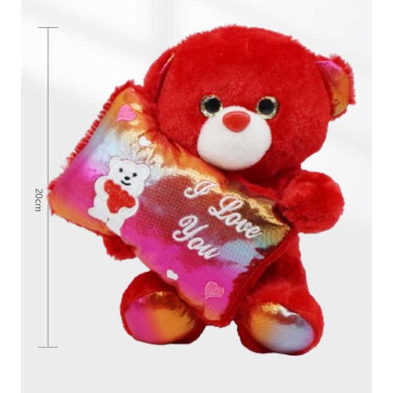 GENERICO - peluche de oso con almohada
