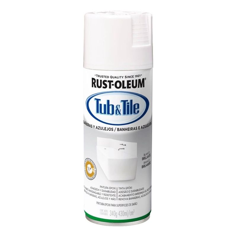 GENERICO - Pintura Para Tina Bañera Azulejos Lavamanos Rust Oleum