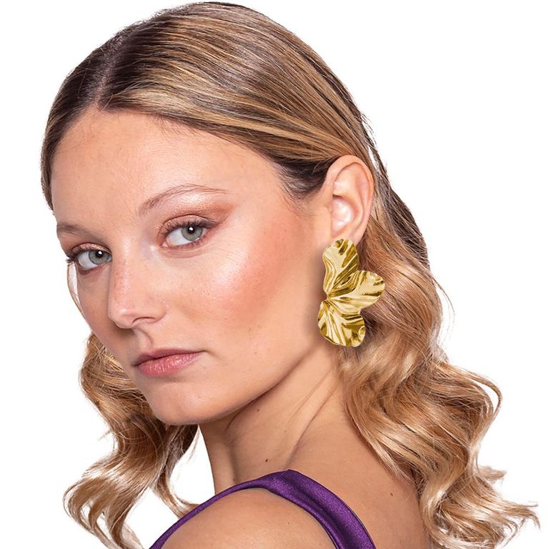 Aros Jacinto Dorado Maria Paskaro - Dorado Dorado TALLA UNICA