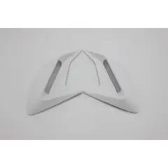 GENERICO - X2 Toma de flujo de aire tunning para lateral autos blanco