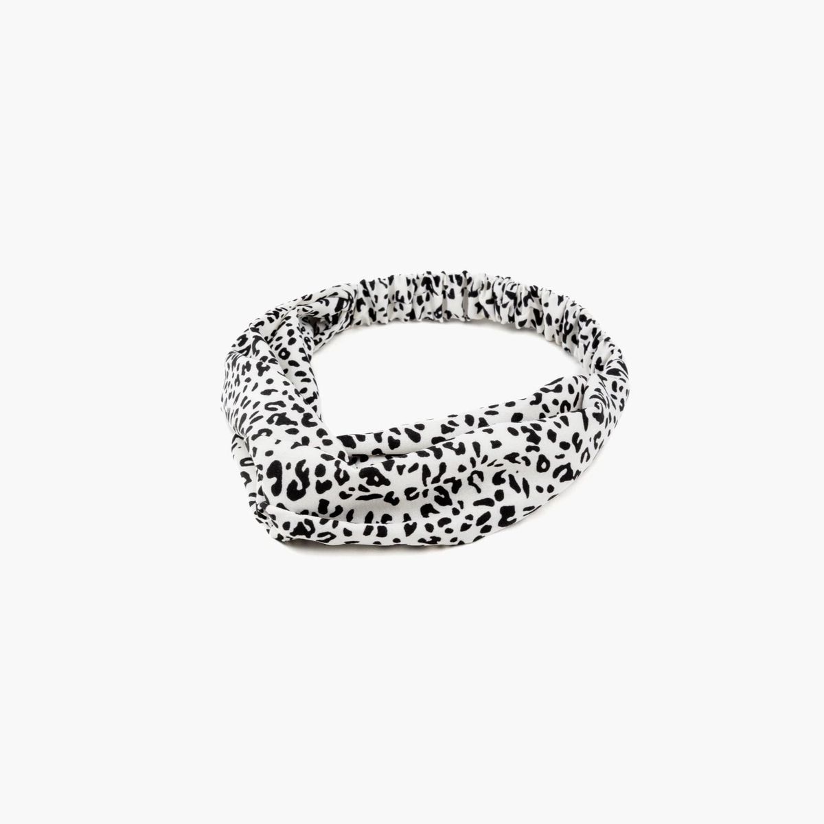 LOUNGE - Cintillo Mujer Banda Animal Print Blanco
