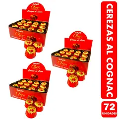 AMBROSOLI - Bombones Cerezas Al Coñac De (caja De 72 Bombones)