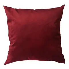 PALERMO - Cojin velvet burdeo 40x40 cm