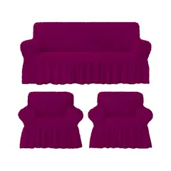 GENERICO - Funda Cubre Sofá Sillón Algodón Turco CONCHEVINO 3-1-1 Cuerpos