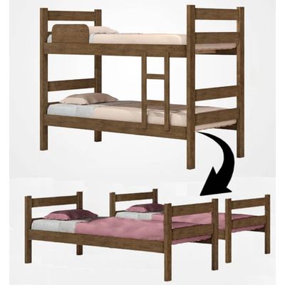 Imagen 2 del producto Camarote Prisma 1 Plaza 0.90x1.90 Cedro