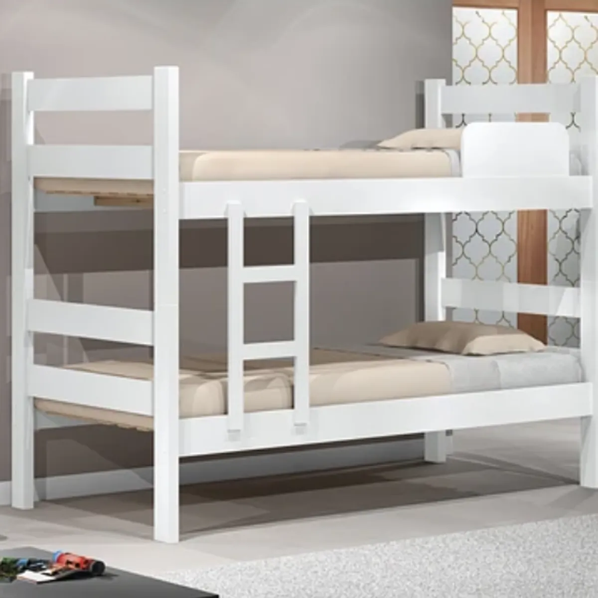 BE DESIGN - Camarote Prisma 1 Plaza 0.90x1.90 Blanco