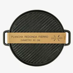 DECO EXPRESS - Plancha Redonda Fierro 30 Cm